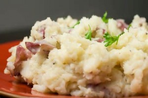 mashed red potatoes