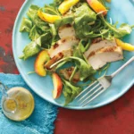 Grilled Chicken and Peach Salad